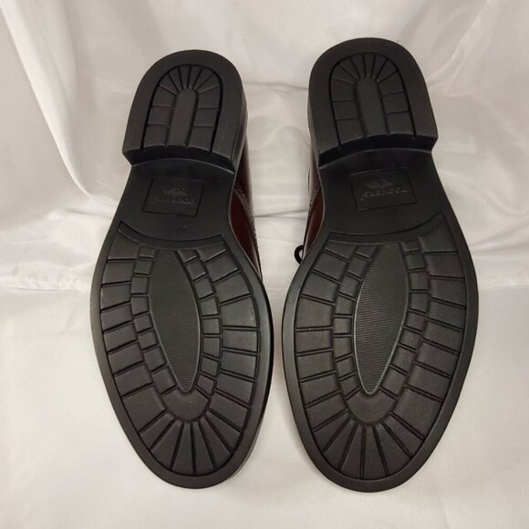 Dockers Mens Brown Gordon Cap-Toe Oxford Dress Shoes Size 8M Genuine Leather - Picture 6 of 13